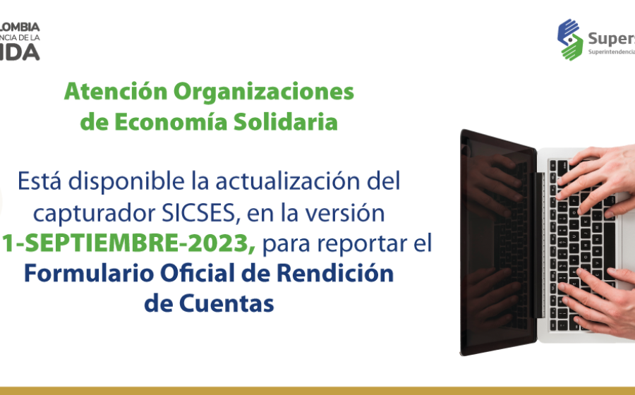 Disponible actualización SICSES en su versión del 11 de septiembre de 2023