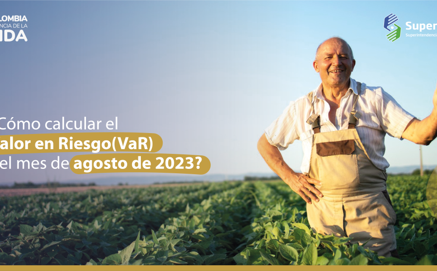 Cálculo del valor en riesgo (VaR) para el mes de agosto de 2023