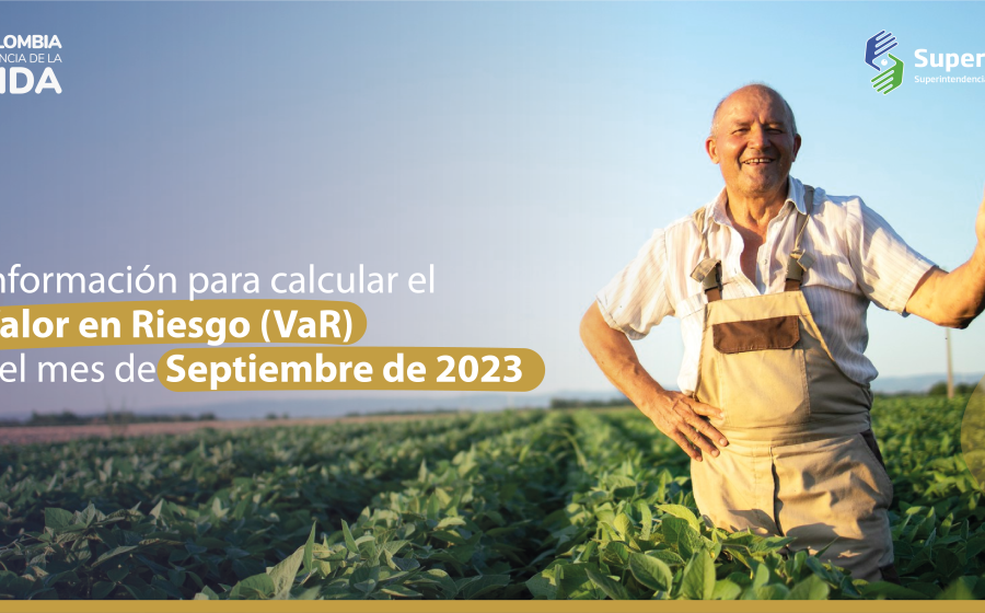 Información para calcular el valor en riesgo (VaR) para el mes de septiembre de 2023