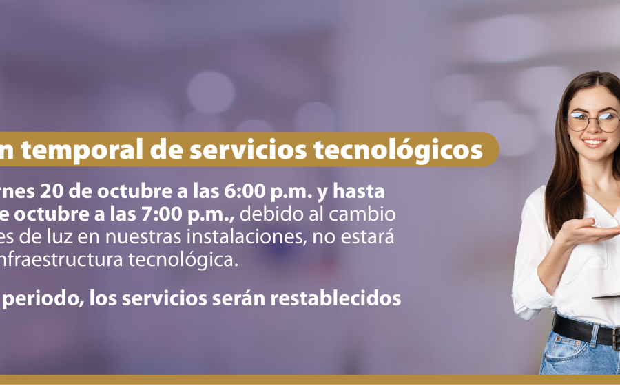 Entre el viernes 20 y sábado 21 de octubre, se presentarán novedades en los servicios digitales
