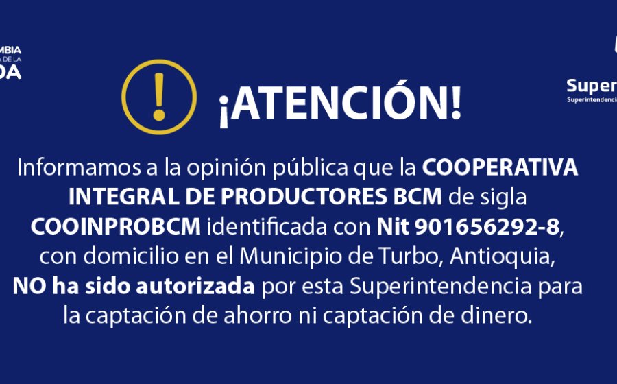 Comunicado a la Comunidad en General