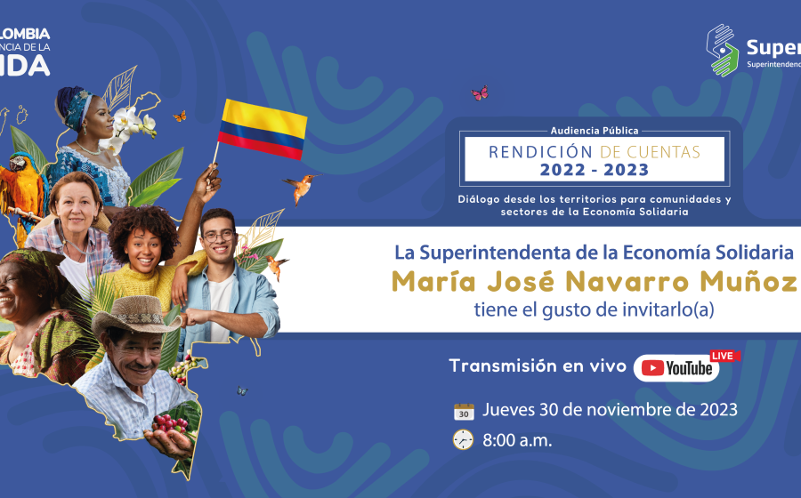 Les invitamos a la transmisión en vivo de nuestra Audiencia Pública de Rendición de Cuentas 2022 - 2023
