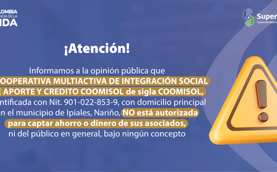 Información de interés Cooperativa Multiactiva de Integración Social de Aporte y Crédito Coomisol