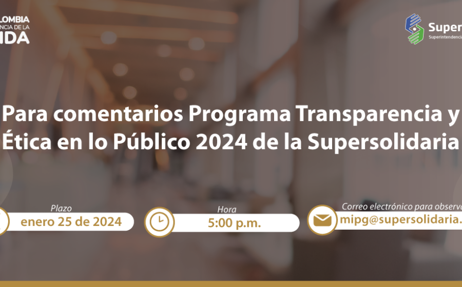 Para comentarios propuesta Programa Transparencia y Acceso a la Información Pública 2024