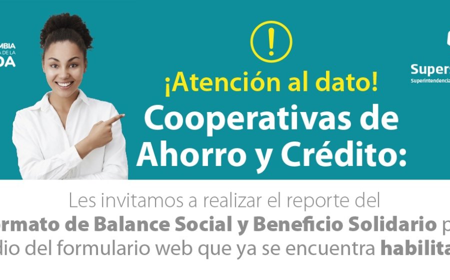 Disponible formulario web para reporte Balance Social y Beneficio Solidario