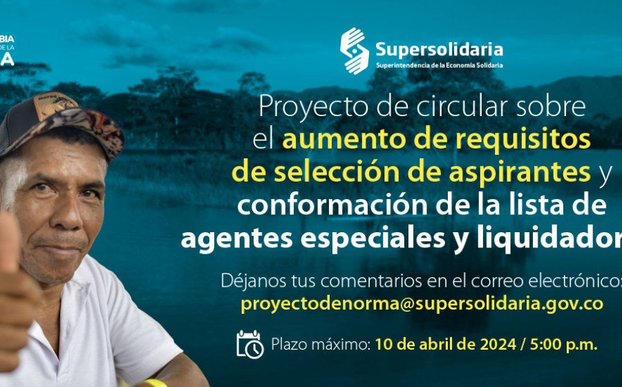 Disponible para comentarios proyecto Circular Externa 62