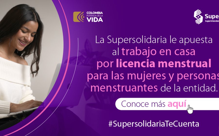 La Supersolidaria le apuesta a la licencia menstrual