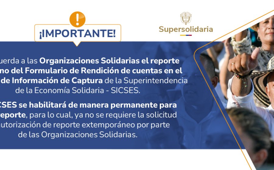 banner reporte formulario rendición de cuentas