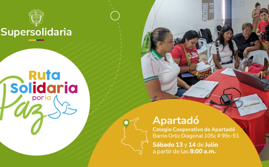 ¡La Ruta Solidaria por la Paz llega al Urabá Antioqueño!