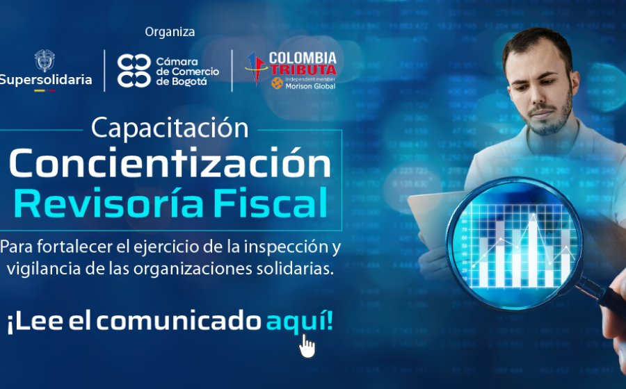 Banner Noticia Capacitación de Revisoría Fiscal