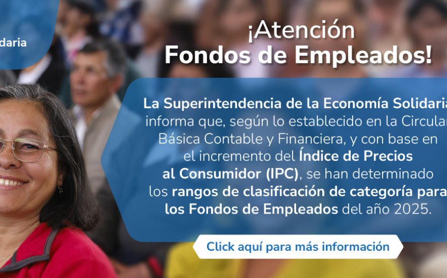 Banner Categorización de Fondos de Empleados