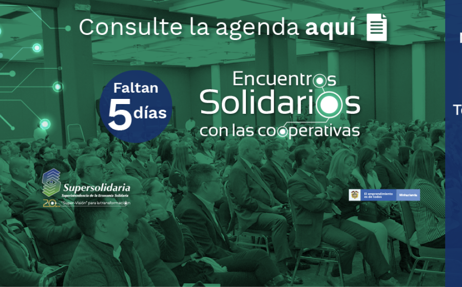 Conozca la agenda de nuestro Encuentro Solidario con las Cooperativas