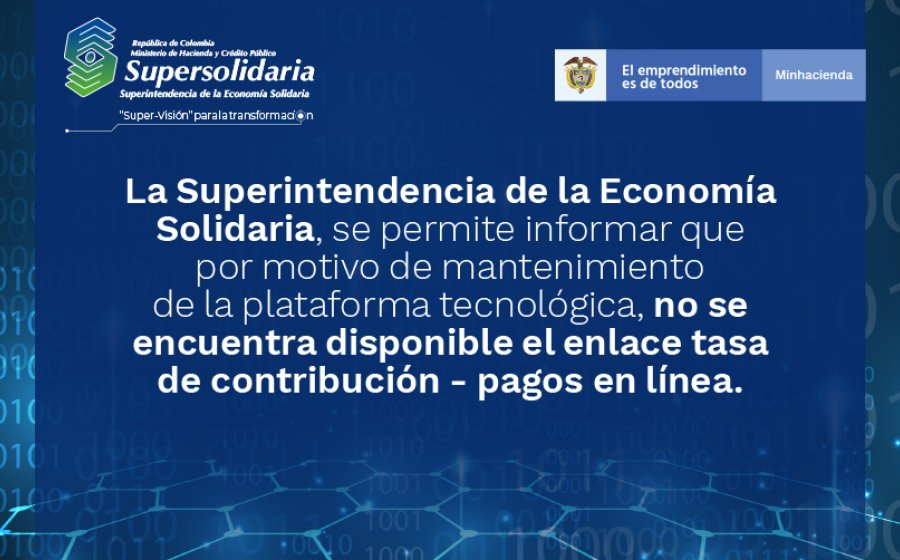 mantenimiento de la plataforma tecnológica