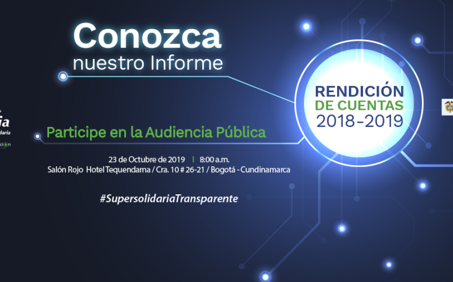 Supersolidaria publica el Informe de Rendición de Cuentas 2018 – 2019