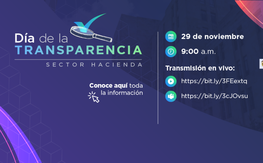 Noviembre 29 Día de la Transparencia Sector Hacienda