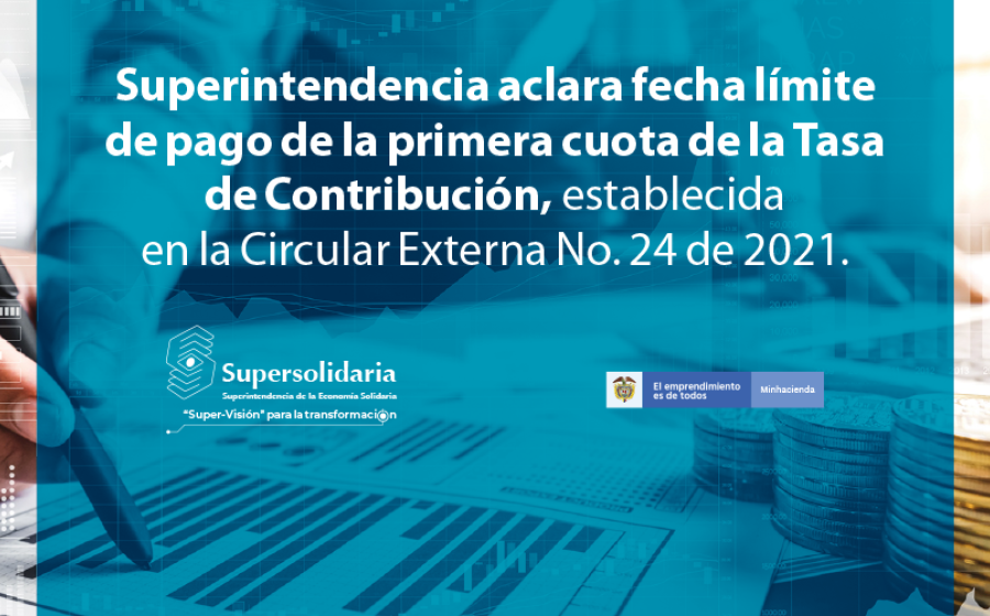 Aclaración fecha límite pago primera cuota Tasa de Contribución