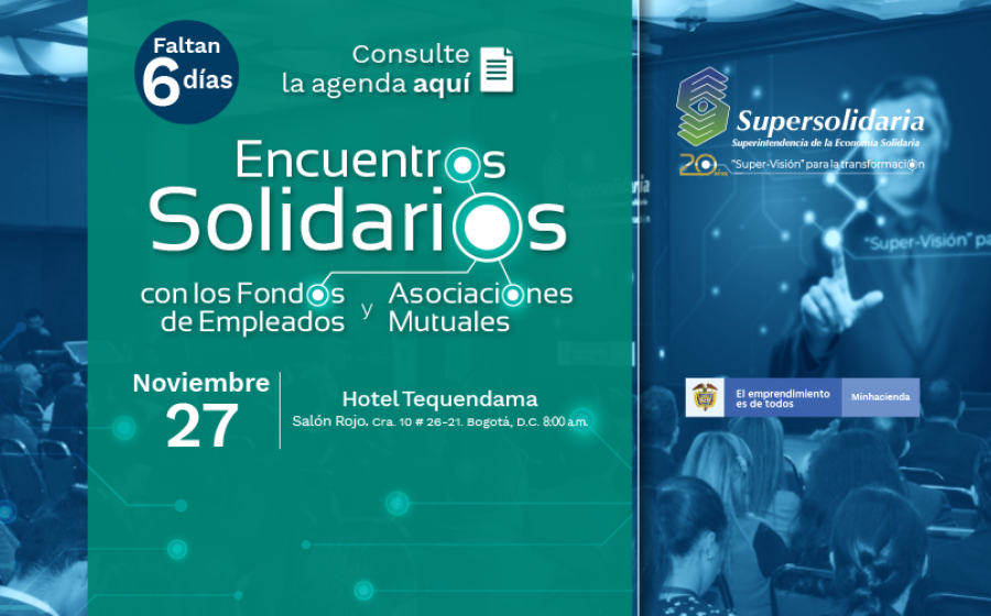 Conozca la agenda del Encuentro Solidario con Fondos de Empleados y Asociaciones Mutuales