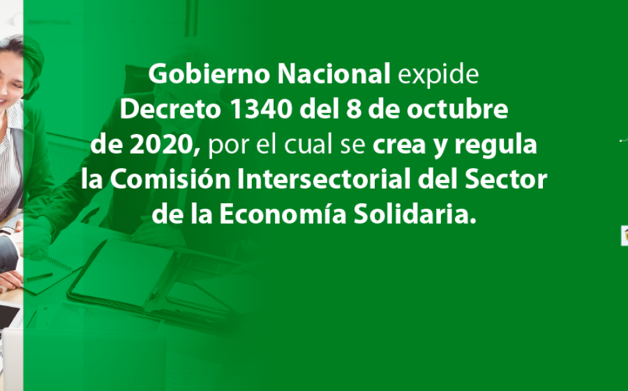 Se crea y regula la Comisión Intersectorial del Sector de la Economía Solidaria