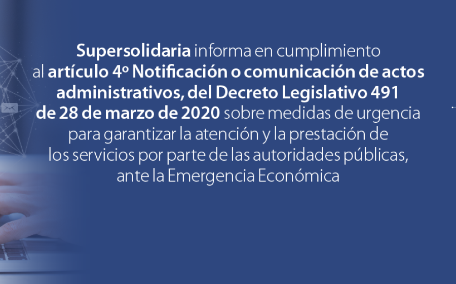 Sobre Notificación o Comunicación de Actos Administrativos  