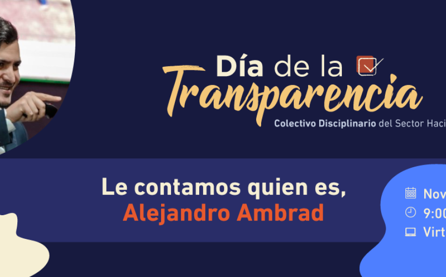 Alejandro Ambrad Chalela, conferencista en el Día de la Transparencia
