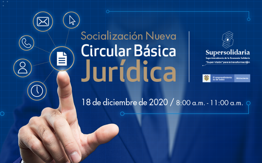 Con evento virtual, Supersolidaria presentará al sector, la nueva Circular Básica Jurídica