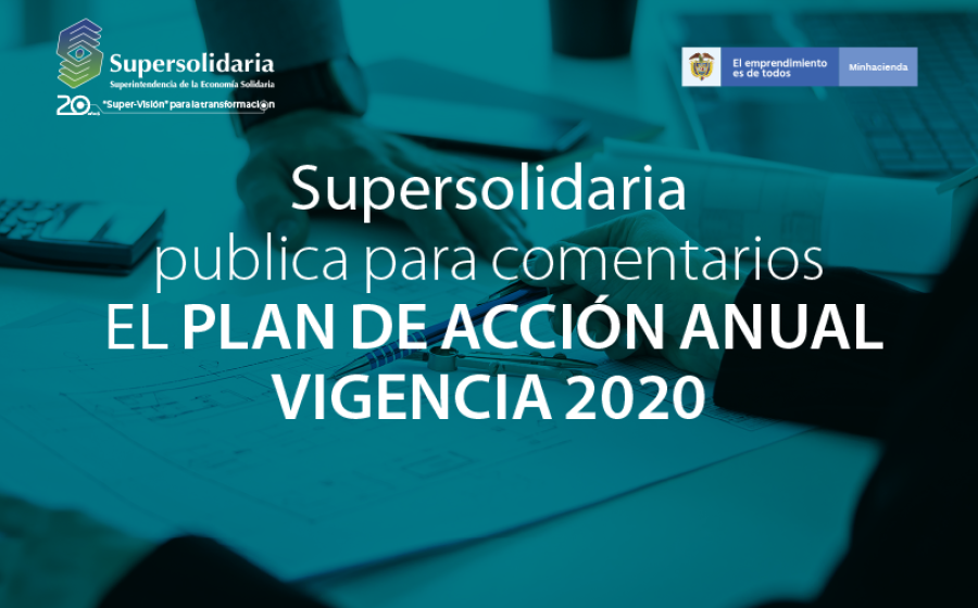 Plan de Acción Anual Vigencia 2020 para comentarios