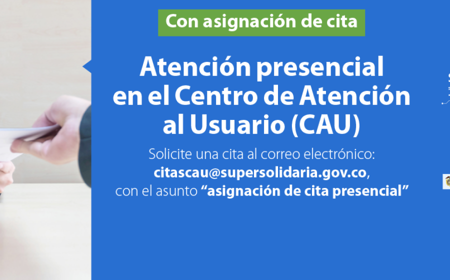 Solicitar asignación de cita para atención presencial en Supersolidaria