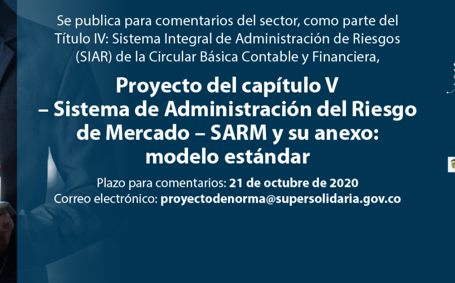 Proyecto Normativo Sistema Administración Riesgo Mercado