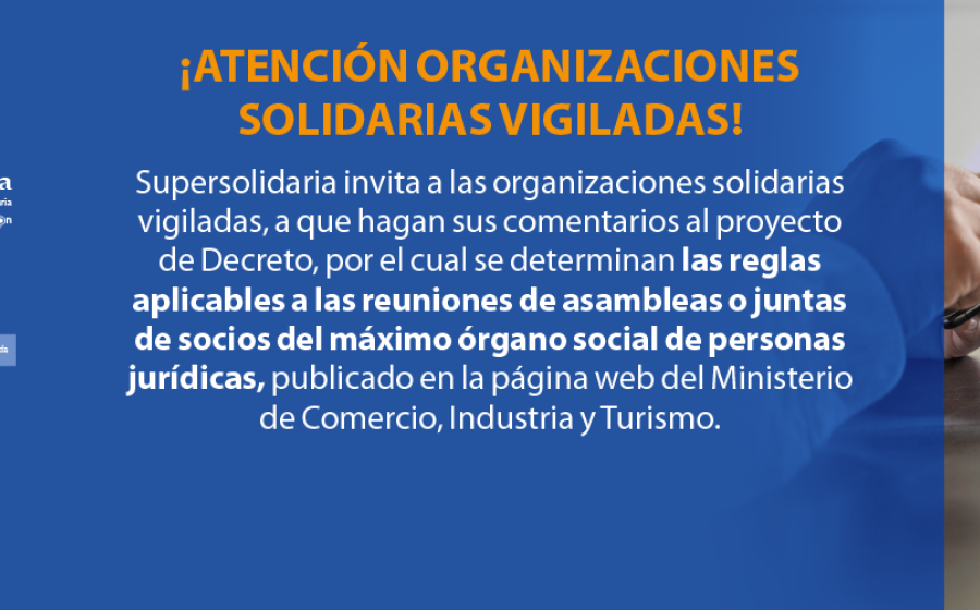 Para comentarios proyecto decreto reglas aplicables reuniones asambleas o juntas socios